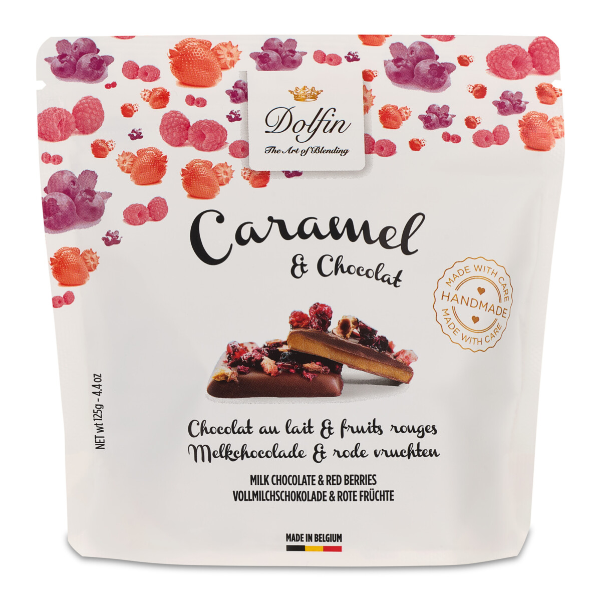 Pochon 125g - Chocolat au Lait & Fruits rouges